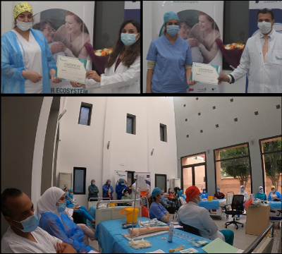 Formation sur l'hygiène hospitalière à la Clinique internationale de Marrakech