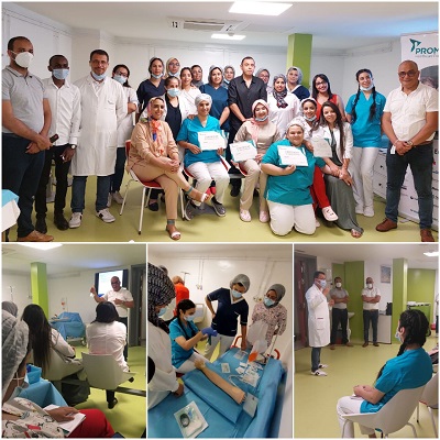 Training on hospital hygiene at the AJIAL Pediatric ClinicI