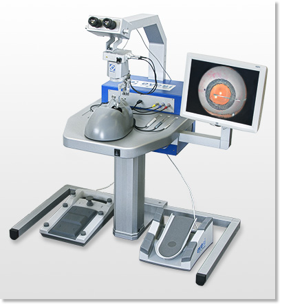 Vitreoretinal surgery simulator - Eyesi Surgical