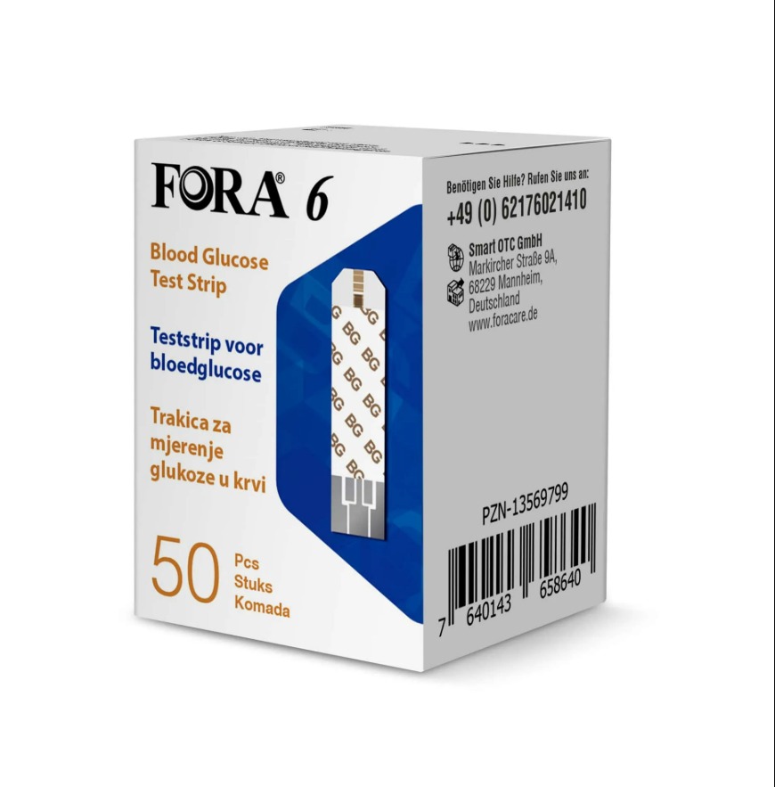FORA 6 – Blood Glucose Test Strips