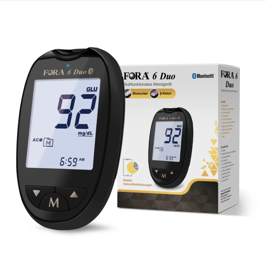 FORA 6 Duo – Blood Glucose & Ketone Meter
