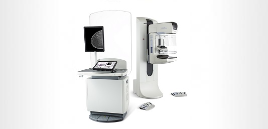 Digital mammography unit with tomosynthesis